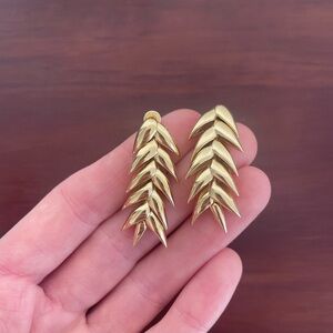 Bevza Short Spikelet Earrings 
18k gold plated
brand new condition